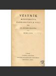 Věstník ministerstva zahraničních věcí, čísla 1-12/1929-1937 - náhled