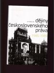 Dějiny československého práva 1945-1989 - náhled