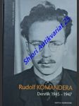 Rudolf komandera - denník 1945 - 1947 - komandera rudolf - náhled