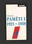Paměti I. -  1921-1938 - náhled