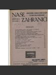 Naše zahraničí, ročník II., svazek 1-4/1922. Sborník národní rady československé - náhled
