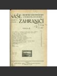 Naše zahraničí, ročník V.I, svazek 1-4/1925. Sborník národní rady československé - náhled