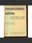 Psychotechnická ročenka = Psychotechnisches Jahrbuch = Annuaire Psychotechnique II [psychologie] - náhled