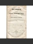 Hlasové o potřebě jednoty spisovného jazyka pro Čechy, Moravany a Slováky (1846) - Hlasowé o potřebě jednoty spisowného jazyka pro Čechy, Morawany a Slowáky - náhled