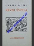 První světla - deml jakub - náhled