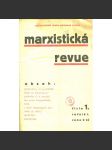 Marxistická revue, ročník I., číslo 1-3/1931. List pro teorii a praxi komunistického hnutí (noviny, časopis) - náhled