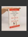 Všechno, co byste měli vědět o mužích a ženách - náhled