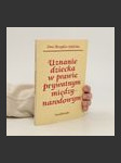 Uznanie dziecka w prawie prywatnym miedzynarodowym - náhled