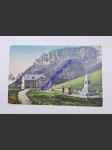 Touristenheim am Pordoijoch (2250 m) gegen die Langkofelgruppe (3178 m) Dolomiten . Tirol - náhled
