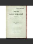 Časopis Matice Moravské, ročník 60, sešit 4/1936 - náhled