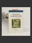 Vybrané úlohy z matematické analýzy pro 1. a 2. ročník - náhled