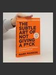The Subtle Art of Not Giving a Fuck - náhled