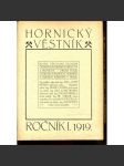 Hornický věstník, ročník I./1919. Číslo 1-12 [hornictví] - náhled