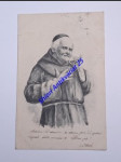 Mnich se skleničkou v ruce , DA - náhled