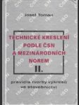 Technické kreslení podle ČSN a mezinárodních norem II. - náhled