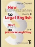 Nový úvod do právnické angličtiny II. - náhled