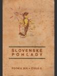 Slovenské pohľady 1929 č. 5. roč. 45. - náhled