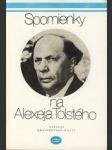 Spomienky na Alexeja Tolstého - náhled