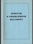 Seminář o problémech hluchoty - náhled