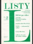 Listy 1995 č.2. roč. XXV. - náhled