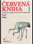 Červená kniha 1.Ptáci - náhled