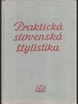 Praktická slovenská štylistika - náhled