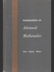 Foundations of Advanced Mathematics - náhled