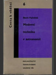 Moderní technika v astronomii - náhled