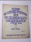 Hudba ku cvičením prostným žen na sedmém sletu všesokolském v praze 1920 - náhled