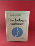 Psychologie osobnosti - náhled