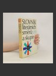 Slovník literárních směrů a skupin - náhled