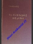 Slovenské dejiny - hrušovský františek - náhled
