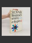 Slovník literárních směrů a skupin - náhled