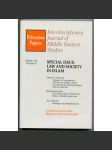 Law and Society in Islam  [= Princeton Papers: Interdisciplinary Journal of Middle Eastern Studies, Spring 1996, Volume IV, Special Issue] [Blízký a Střední východ, blízkovýchodní studia, islám, muslimská společnost a právo] - náhled