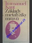 Základy metafyziky mravů - kant immanuel - náhled