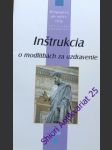INŠTRUKCIA - O modlitbách za uzdravenie - náhled