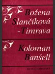Božena slančíková-timrava, koloman banšell - náhled