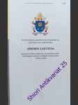 AMORIS LAETITIA - Biskupom, kňazom a diakonom, zasvateným osobám, kresťanským manželom a všetkým veriacim laikom o láske v rodine - náhled
