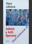 Jednota a ježiš opustený - lubichová chiara - náhled