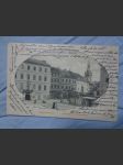 Brünn: Dominikanerplatz. Blick gegen den Rathausthurm - náhled