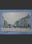 Gruss aus Brünn. Ansicht der Neugasse gegen die Stadt vom Augarten aus - náhled