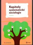 Kapitoly systematické sociologie - náhled