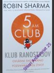 Klub ranostajov - sharma robin s. - náhled