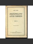 Zbožíznalství látek tkaných. Díl I. Látky bavlněné (textil) - náhled