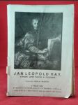 Jan Leopold Hay, vypsání jeho života a působení - náhled