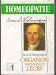 Organon racionální léčby - Homeopatie - náhled