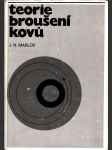 Teorie broušení kovů - náhled