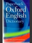 Paperback Oxford english dictionary - náhled