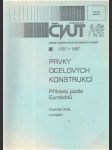 Prvky ocelových konstrukcí - náhled
