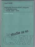 Bulharská demokratická emigrace v Československu v letech 1923-1933 - náhled